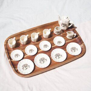 1986 Vintage - 16 pcs Toy China Tea Set Service for Four